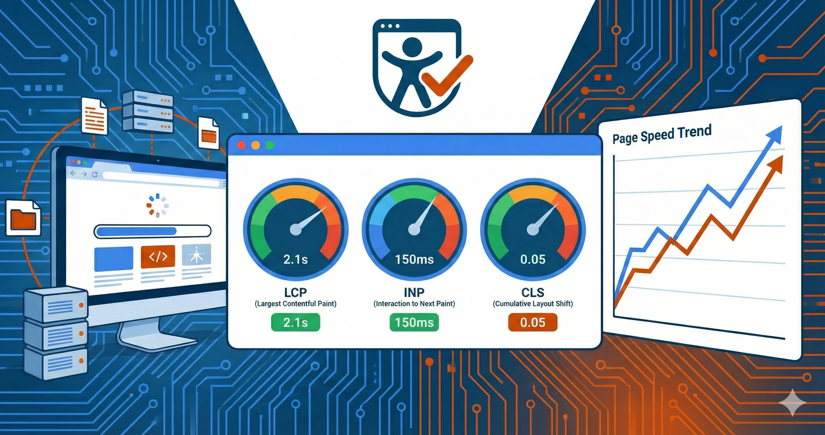 Core Web Vitals 2026: Der komplette LCP, INP und CLS Optimierungsguide