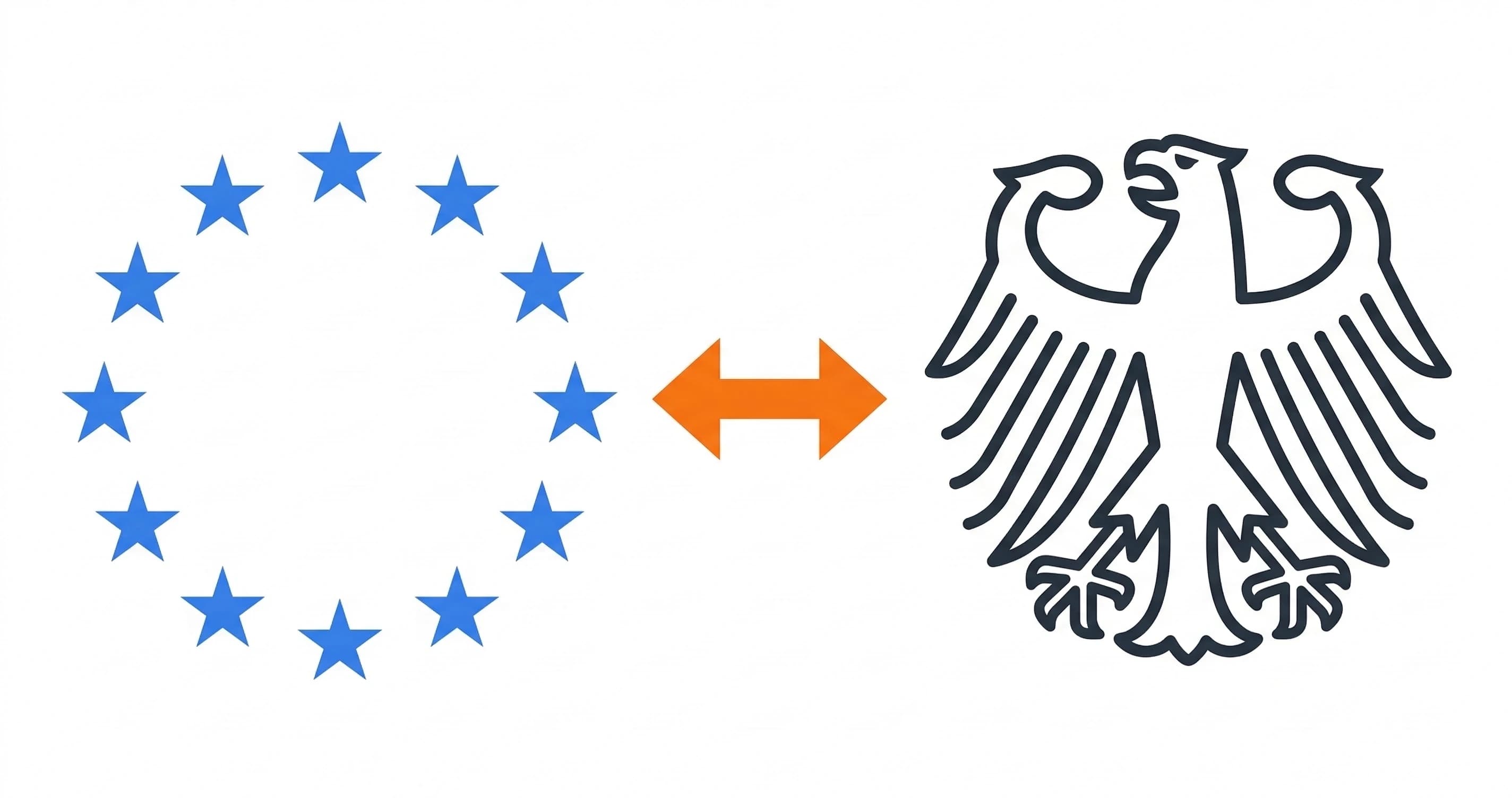 European Accessibility Act vs BFSG: Europakarte mit Länderflaggen und Bußgeld-Übersicht